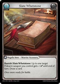 Slate Whetstone - Grand Archive TCG Promotional Cards trading card