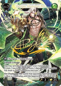Vanitas, Dominus Rex (CSR) - Grand Archive TCG Alchemical Revolution Alter Edition trading card