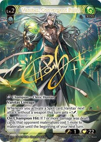Vanitas, Convergent Ruin (CSR) - Grand Archive TCG Alchemical Revolution Alter Edition trading card