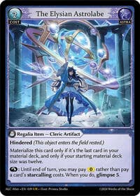 The Elysian Astrolabe - Grand Archive TCG Alchemical Revolution Alter Edition trading card