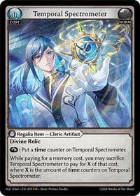 Temporal Spectrometer - Grand Archive TCG Alchemical Revolution Alter Edition trading card