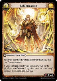 Refabrication - Grand Archive TCG Alchemical Revolution Alter Edition trading card