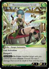 Reconnaissance Scout - Grand Archive TCG Alchemical Revolution Alter Edition trading card