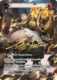 Polkhawk, Boisterous Riot (CSR) - Grand Archive TCG Alchemical Revolution Alter Edition trading card