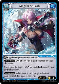 Magebane Lash - Grand Archive TCG Alchemical Revolution Alter Edition trading card