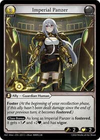 Imperial Panzer - Grand Archive TCG Alchemical Revolution Alter Edition trading card