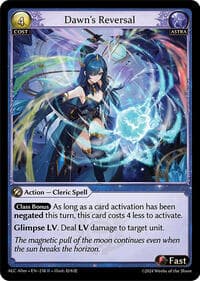Dawn's Reversal - Grand Archive TCG Alchemical Revolution Alter Edition trading card