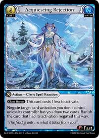 Acquiescing Rejection - Grand Archive TCG Diao Chan Re: Collection, Idyll Corsage trading card