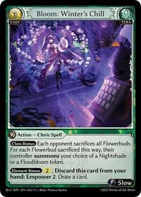 Bloom: Winter's Chill - Grand Archive TCG Diao Chan Re: Collection, Idyll Corsage trading card