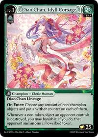 Diao Chan, Idyll Corsage - Grand Archive TCG Diao Chan Re: Collection, Idyll Corsage trading card