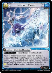 Frostlorn Caress - Grand Archive TCG Diao Chan Re: Collection, Idyll Corsage trading card