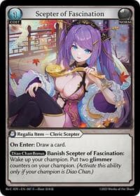 Scepter of Fascination - Grand Archive TCG Diao Chan Re: Collection, Idyll Corsage trading card