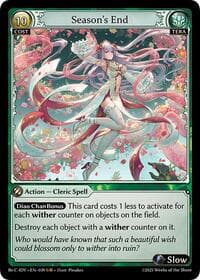 Season's End - Grand Archive TCG Diao Chan Re: Collection, Idyll Corsage trading card