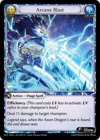 Arcane Blast - Grand Archive TCG Guo Jia Re: Collection, Heaven’s Favored trading card