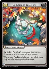 Companion Fatestone - Grand Archive TCG Guo Jia Re: Collection, Heaven’s Favored trading card