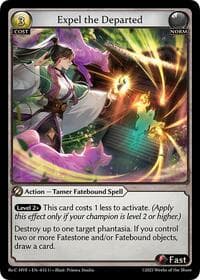 Expel the Departed - Grand Archive TCG Guo Jia Re: Collection, Heaven’s Favored trading card