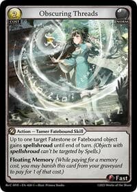 Obscuring Threads - Grand Archive TCG Guo Jia Re: Collection, Heaven’s Favored trading card