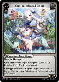 Guo Jia, Blessed Scion - Grand Archive TCG Abyssal Heaven trading card