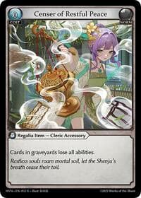 Censer of Restful Peace - Grand Archive TCG Abyssal Heaven trading card