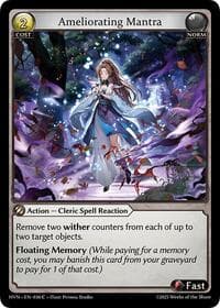 Ameliorating Mantra - Grand Archive TCG Abyssal Heaven trading card
