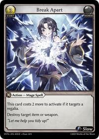 Break Apart - Grand Archive TCG Abyssal Heaven trading card