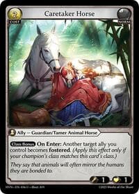 Caretaker Horse - Grand Archive TCG Abyssal Heaven trading card