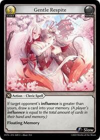 Gentle Respite - Grand Archive TCG Abyssal Heaven trading card