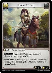 Horse Archer - Grand Archive TCG Abyssal Heaven trading card