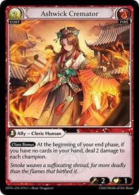 Ashwick Cremator - Grand Archive TCG Abyssal Heaven trading card