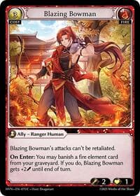 Blazing Bowman - Grand Archive TCG Abyssal Heaven trading card