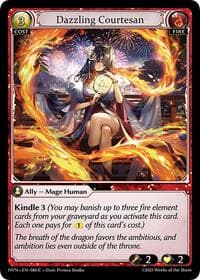 Dazzling Courtesan - Grand Archive TCG Abyssal Heaven trading card