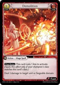Demolition - Grand Archive TCG Abyssal Heaven trading card