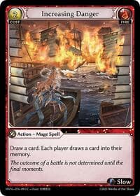 Increasing Danger - Grand Archive TCG Abyssal Heaven trading card