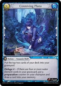 Conniving Plans - Grand Archive TCG Abyssal Heaven trading card