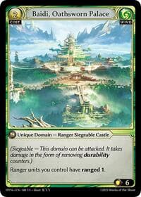 Baidi, Oathsworn Palace - Grand Archive TCG Abyssal Heaven trading card