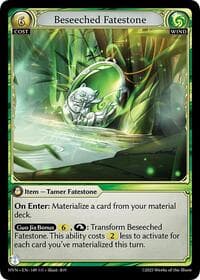 Beseeched Fatestone // Daunting Panda - Grand Archive TCG Abyssal Heaven trading card