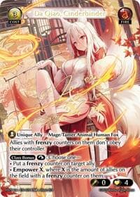 Da Qiao, Cinderbinder (CSR) - Grand Archive TCG Abyssal Heaven trading card