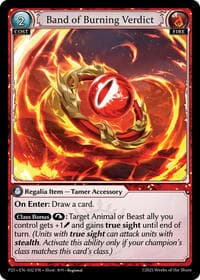Band of Burning Verdict - Grand Archive TCG Promotional Cards trading card