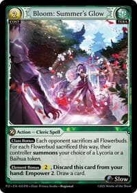 Bloom: Summer's Glow - Grand Archive TCG Promotional Cards trading card