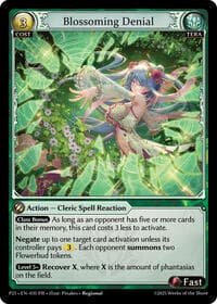 Blossoming Denial - Grand Archive TCG Promotional Cards trading card