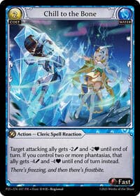 Chill to the Bone - Grand Archive TCG Promotional Cards trading card