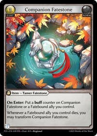 Companion Fatestone - Grand Archive TCG Promotional Cards trading card