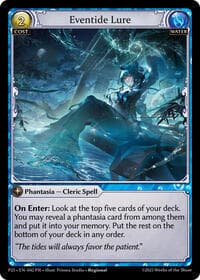 Eventide Lure - Grand Archive TCG Promotional Cards trading card