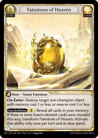 Fatestone of Heaven - Grand Archive TCG Promotional Cards trading card