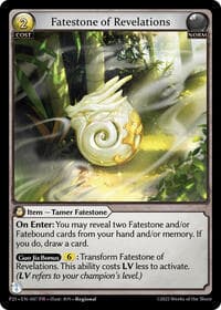 Fatestone of Revelations - Grand Archive TCG Promotional Cards trading card