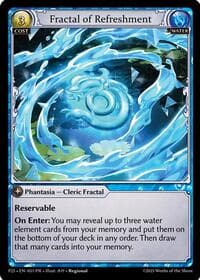 Fractal of Refreshment - Grand Archive TCG Promotional Cards trading card
