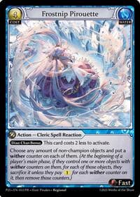 Frostnip Pirouette - Grand Archive TCG Promotional Cards trading card