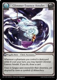 Glimmer Essence Amulet - Grand Archive TCG Promotional Cards trading card