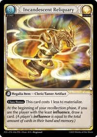 Incandescent Reliquary - Grand Archive TCG Promotional Cards trading card
