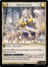 Light the Hunt - Grand Archive TCG Promotional Cards trading card